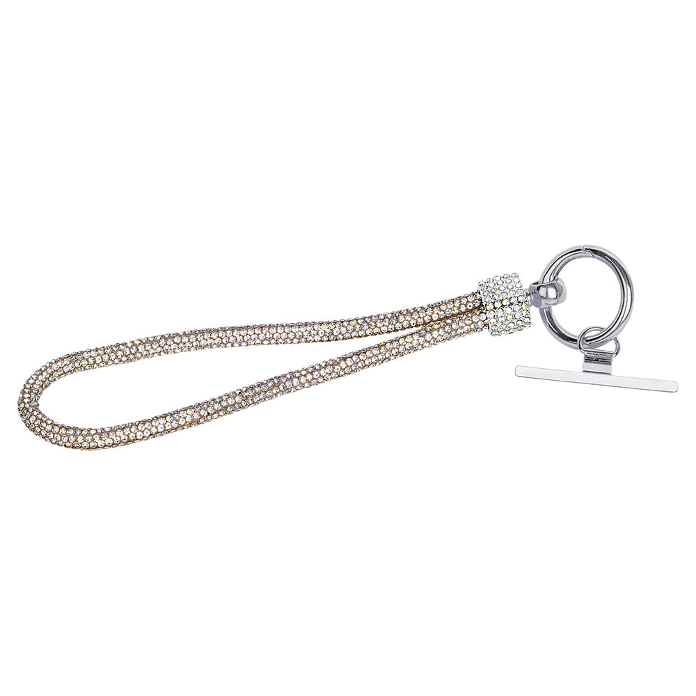Diamonte Wrist Strap - Silver