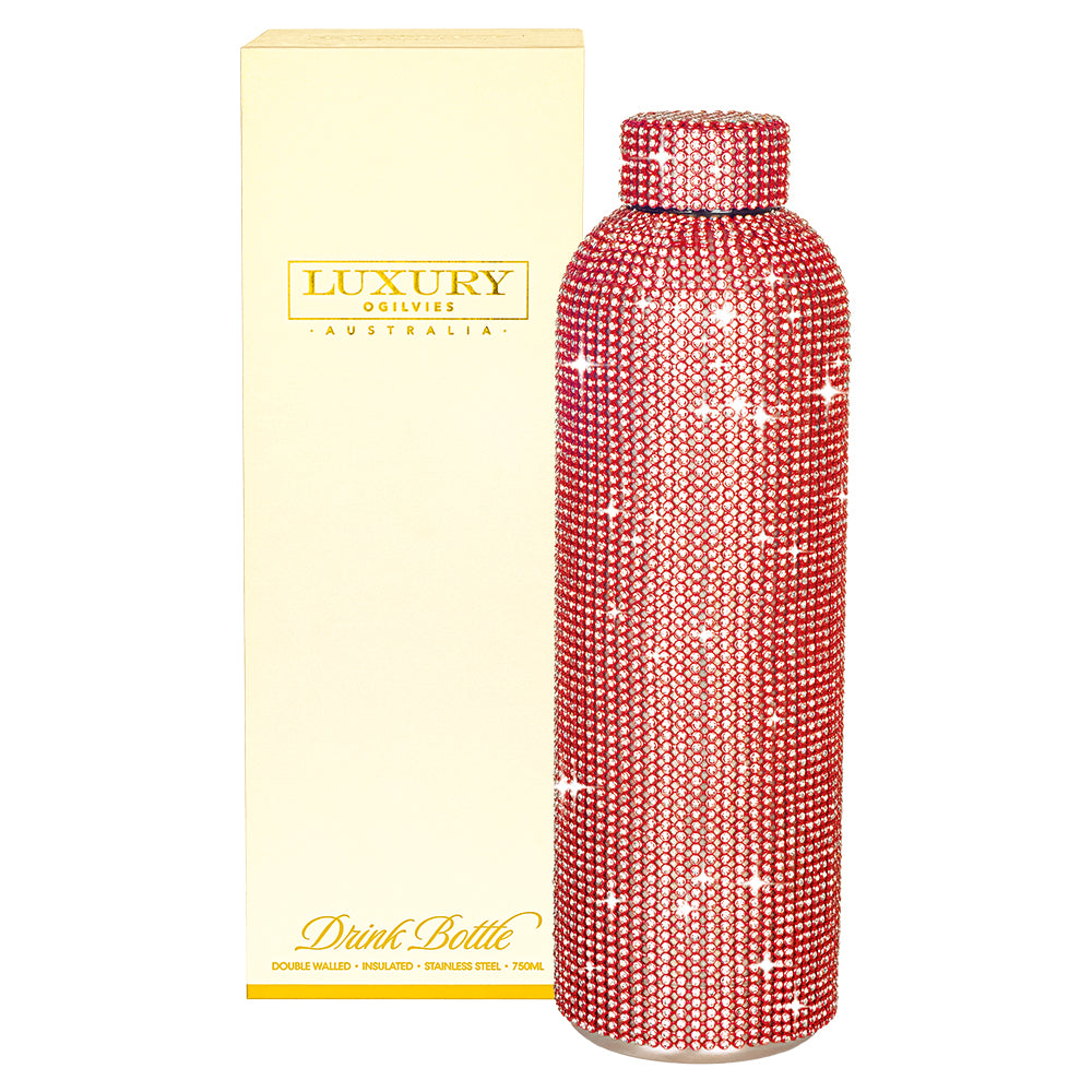 Drink Bottle - Diamonte Red