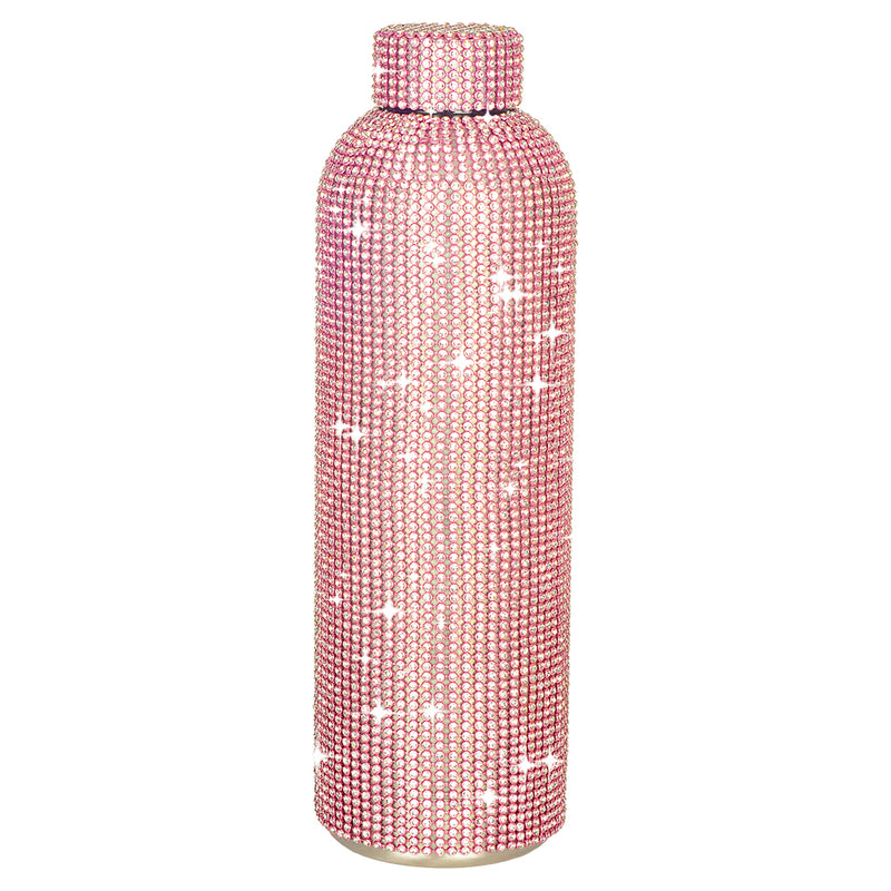 Drink Bottle - Diamonte Rose