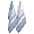 Euro Tea Towel Set- Chateau Blue