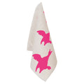 Fluoro Duck Tea Towel - Pink