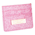 Glitter Card Wallet - Pink
