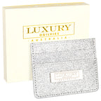 Glitter Card Wallet - Silver