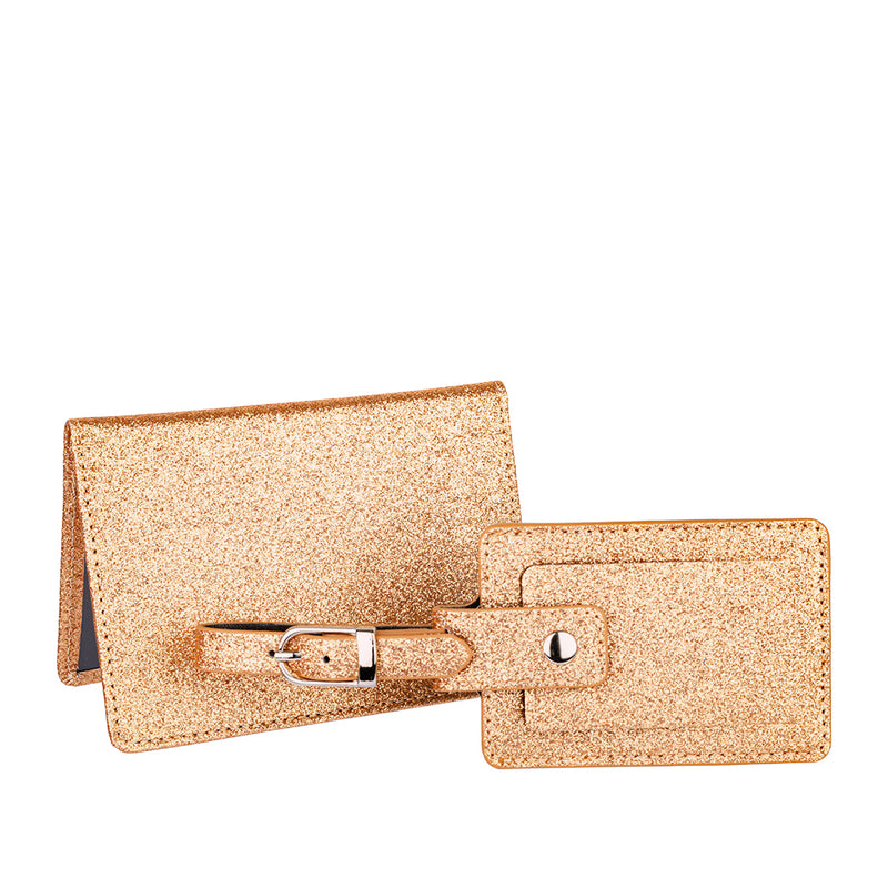 Glitter Travel Set - Rose Gold