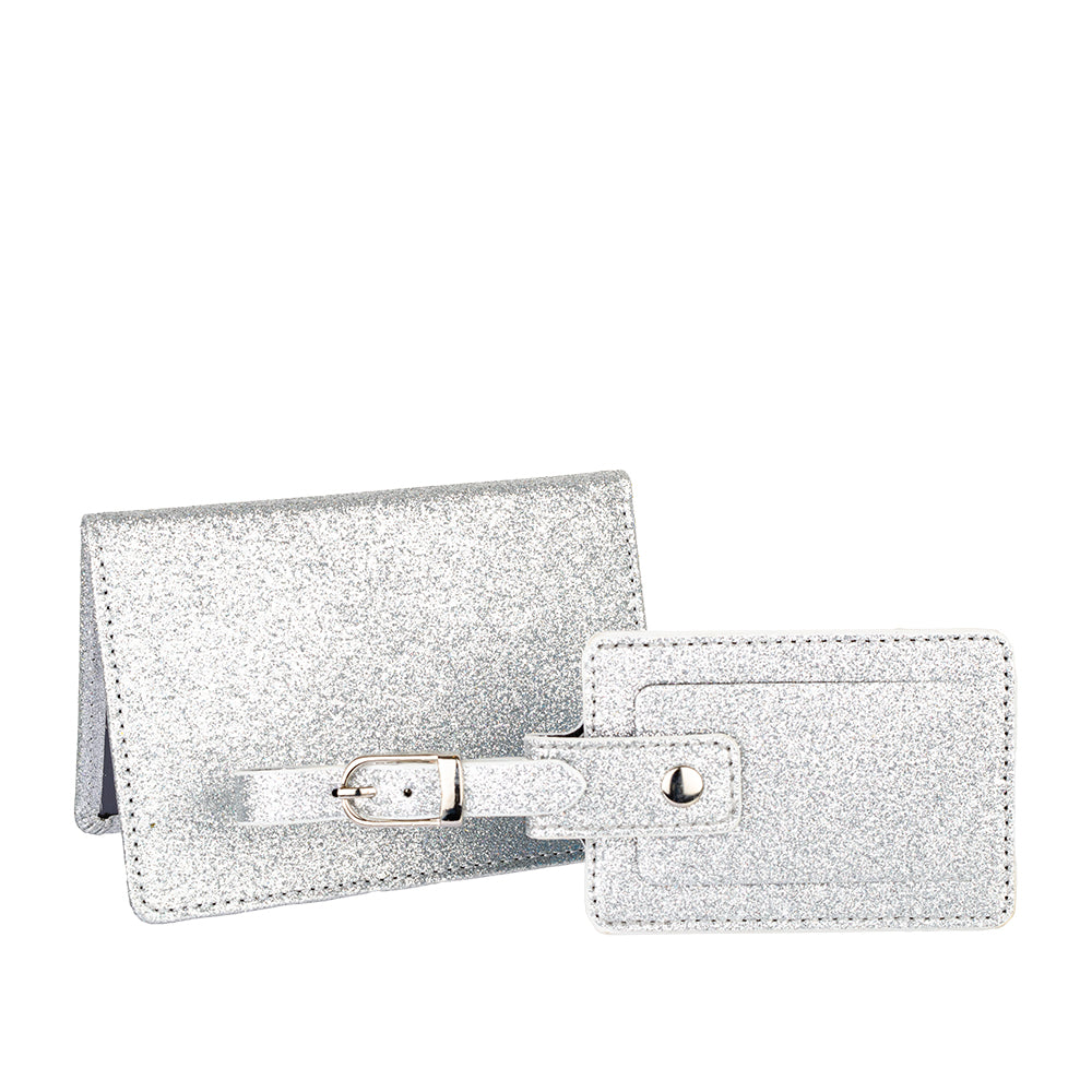 Glitter Travel Set - Silver