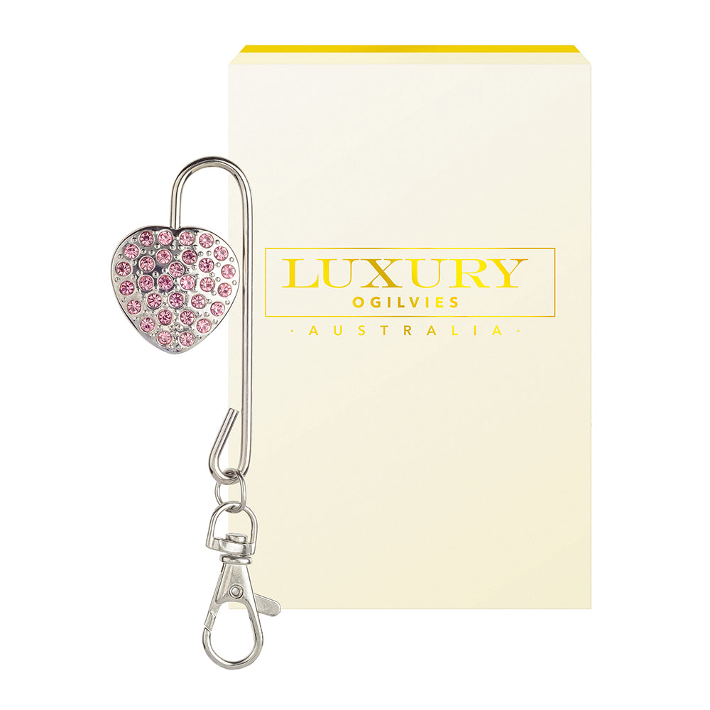 Heart Key Find Hanger - Pink