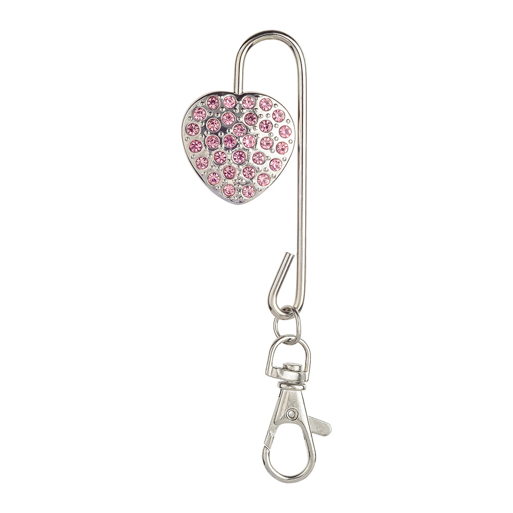 Heart Key Find Hanger - Pink