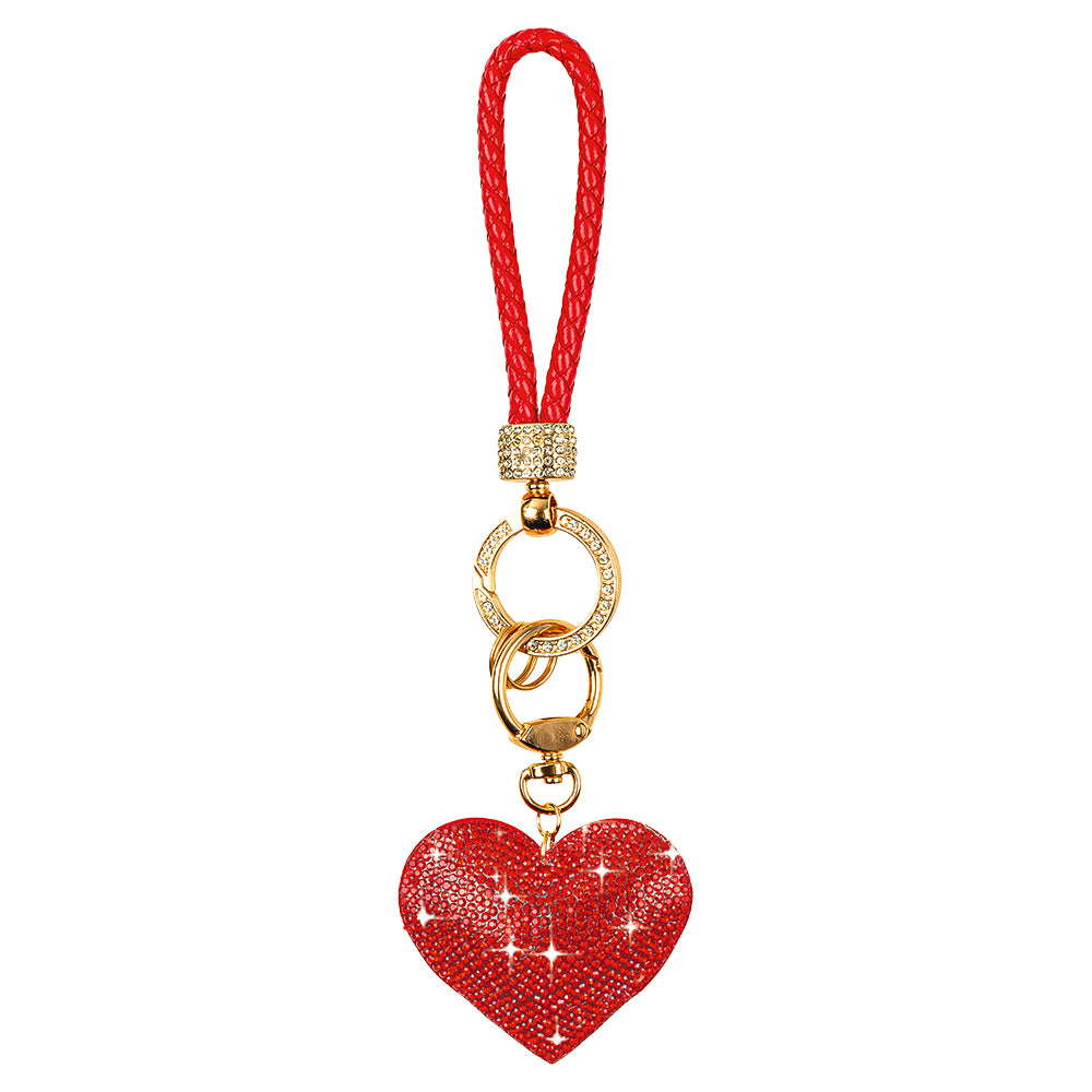 Heart Key Ring - Red