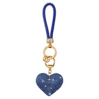 Heart Key Ring - Sapphire