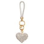 Heart Key Ring - Silver