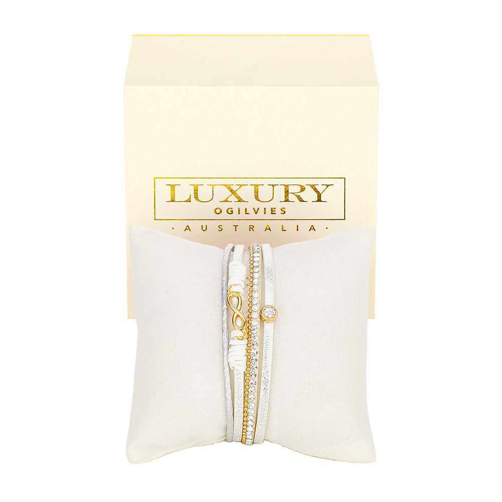 Infinity Bracelet - Pearl
