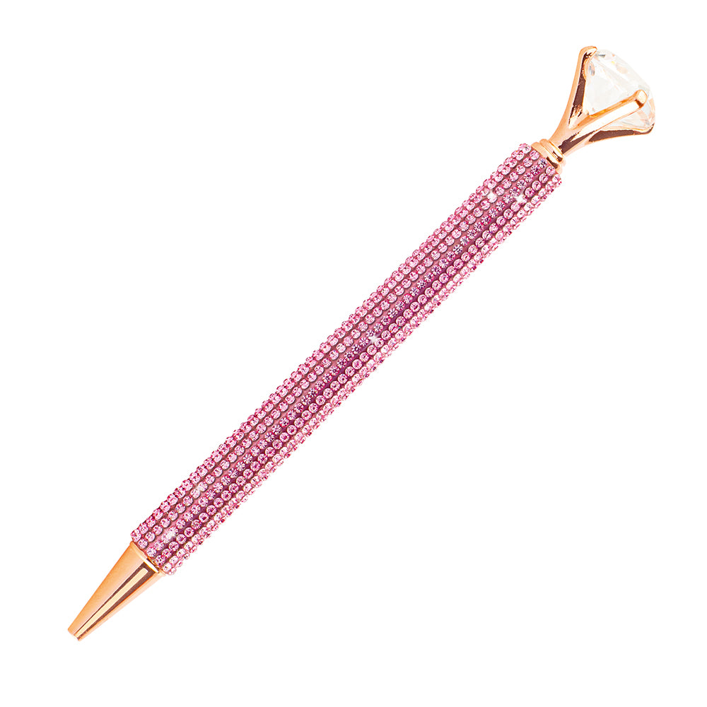 Jewel Diamonte Pen - Pink