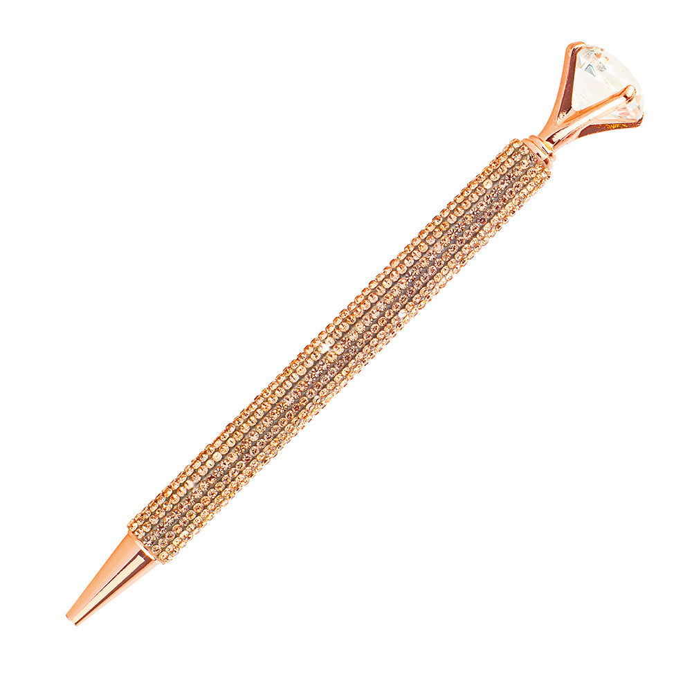Jewel Diamonte Pen - Rose Gold