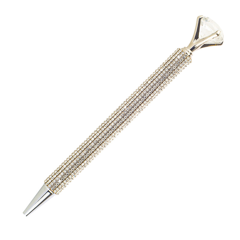 Jewel Diamonte Pen - Silver