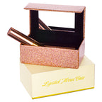 Lipstick Mirror Case - Glitter Rose