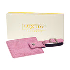 Luggage Tag - Glitter Pink
