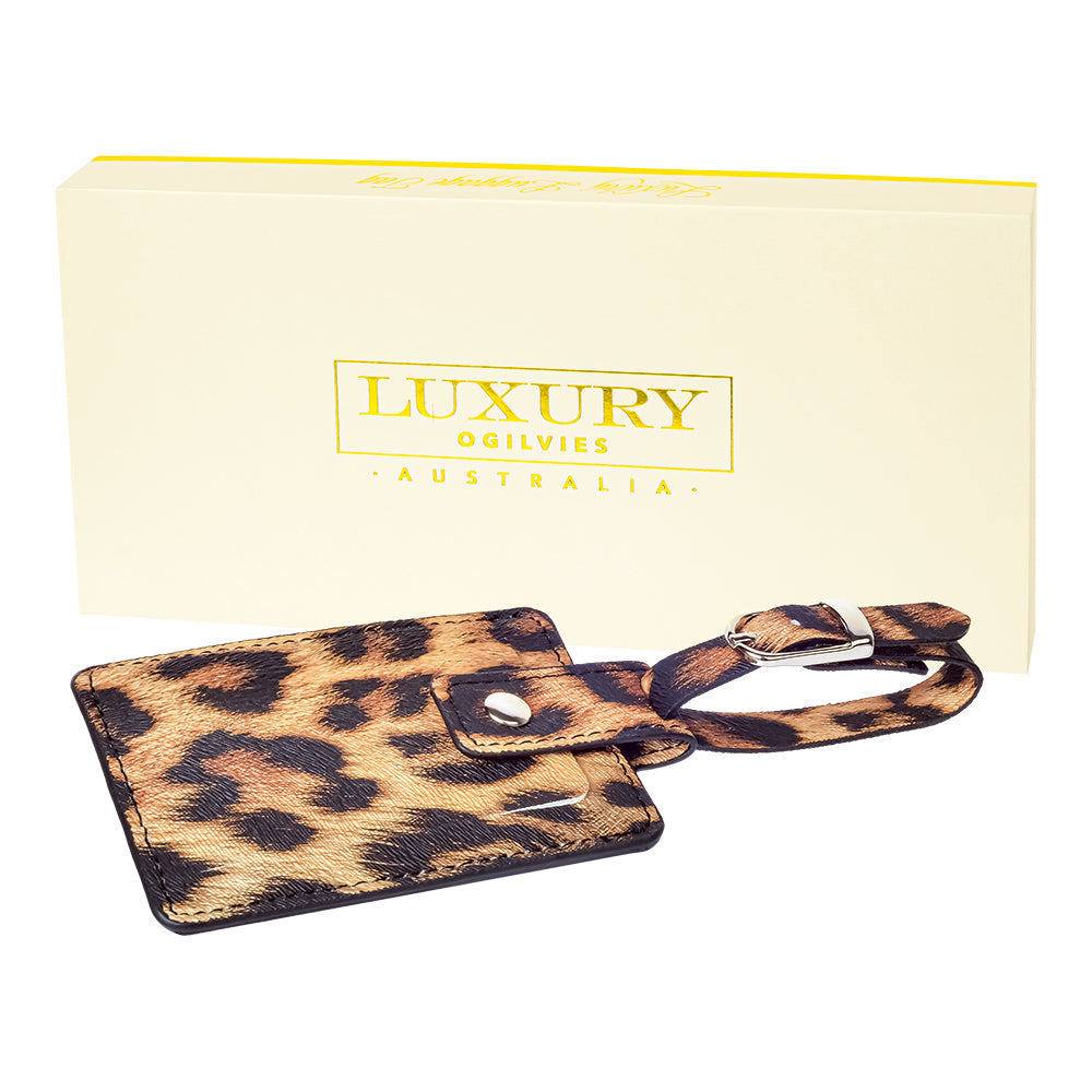 Luggage Tag - Leopard