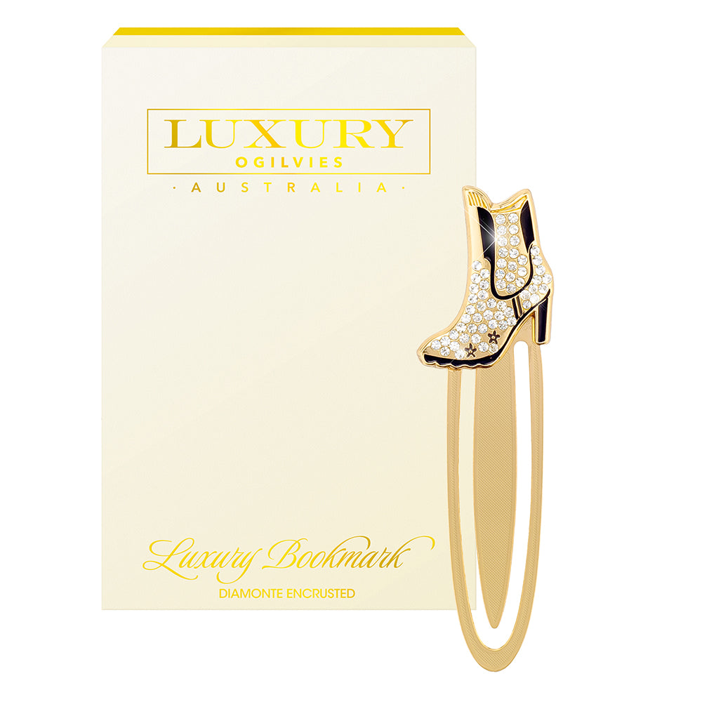 Diamonte Bookmark - Boot