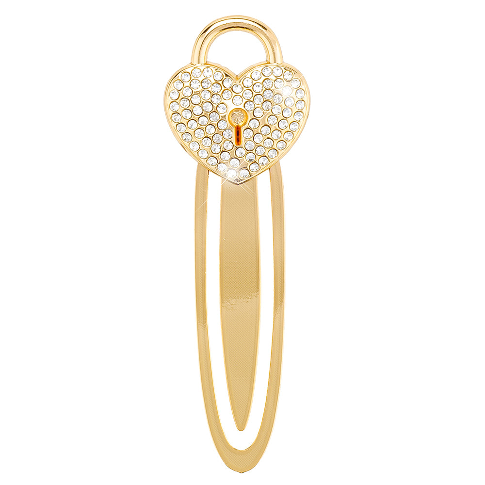 Diamonte Bookmark - Heart