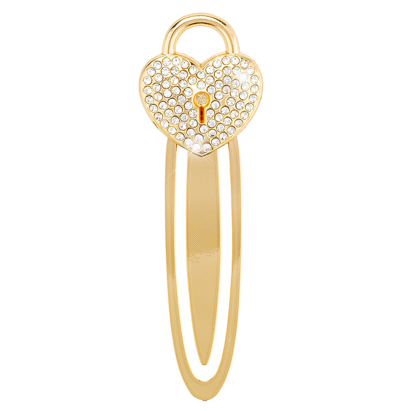 Diamonte Bookmark - Heart