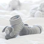 Puppy Boot Socks - Grey