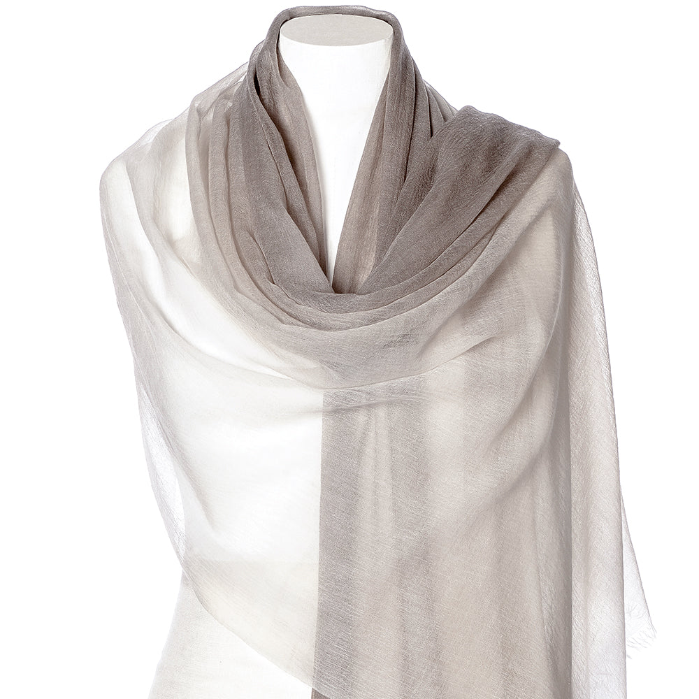 Cashmere Scarf in Drawer Box - Moonstone