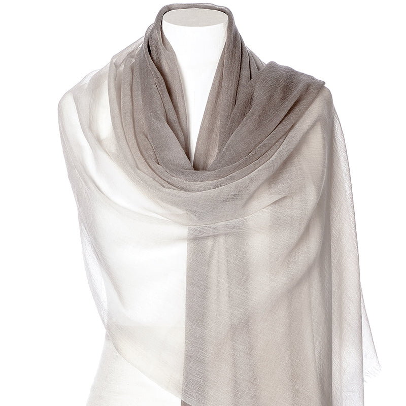 Cashmere Scarf in Drawer Box - Moonstone