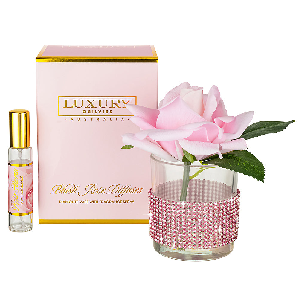 Diamonte Rose Diffuser - Blush