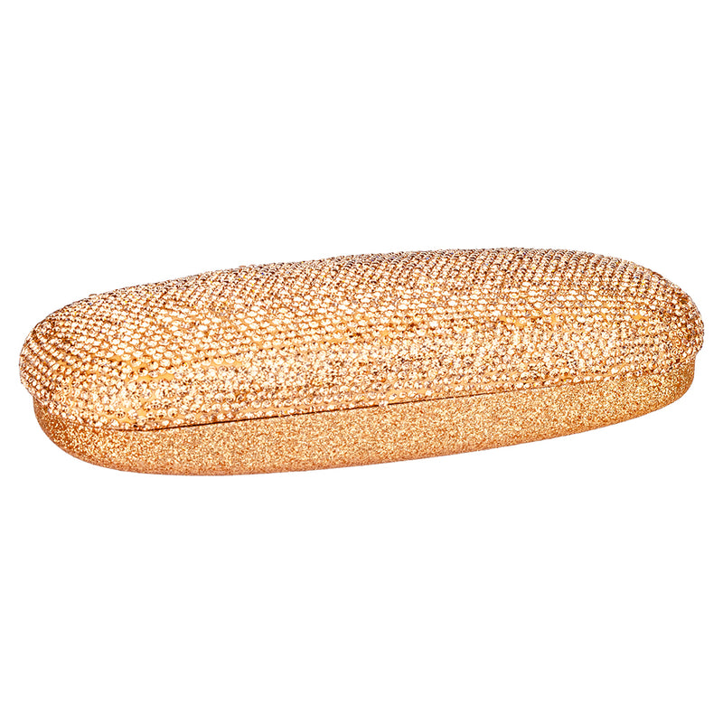 Diamonte Glasses Case - Rose