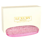Diamonte Glasses Case - Pink