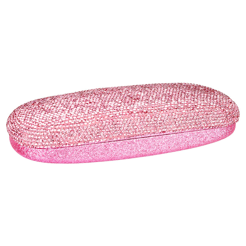 Diamonte Glasses Case - Pink