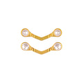Magnetic Glasses Clip - Gold