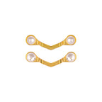 Magnetic Glasses Clip - Gold