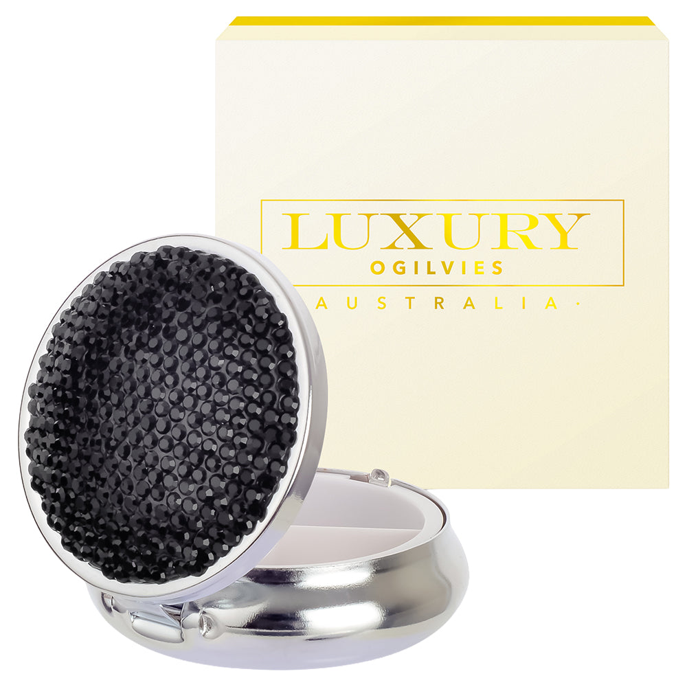 Pill Box – Diamonte Black