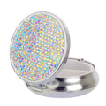 Pill Box - Diamonte Silver