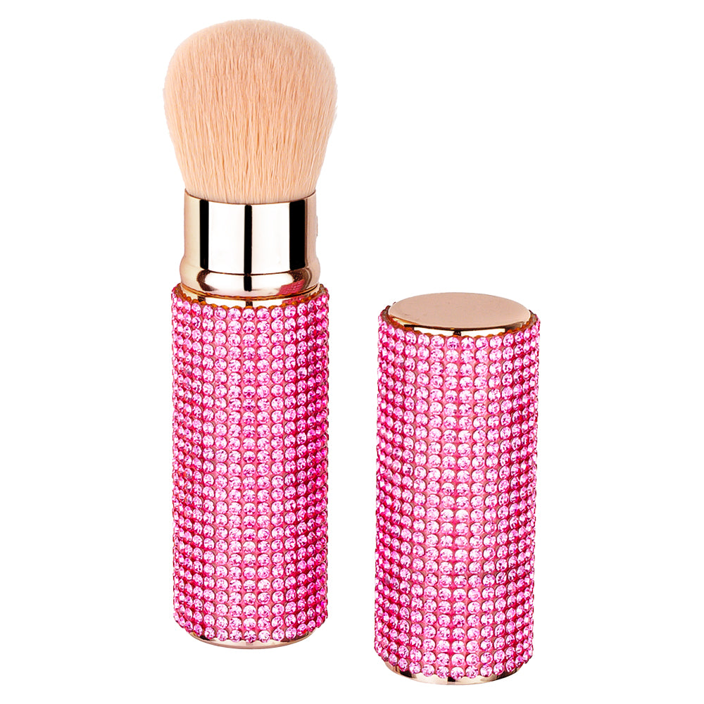 Diamonte Makeup Brush - Pink