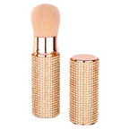 Diamonte Makeup Brush - Rose