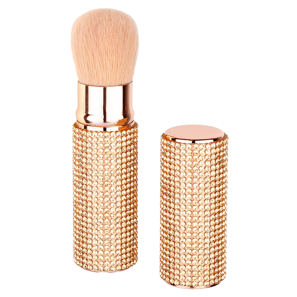 Diamonte Makeup Brush - Rose