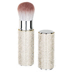 Diamonte Makeup Brush - Silver