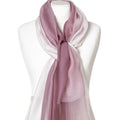 Two-Tone Scarf in Box - Berry Blush