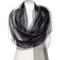 Shimmer Scarf Wrap - Black