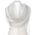 Shimmer Scarf Wrap - White