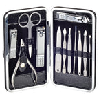 Manicure Set - 12 Piece - Black
