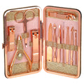 Manicure Set - 12 Piece - Gold
