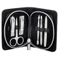 Manicure Wallet - 6 Piece Set - Black