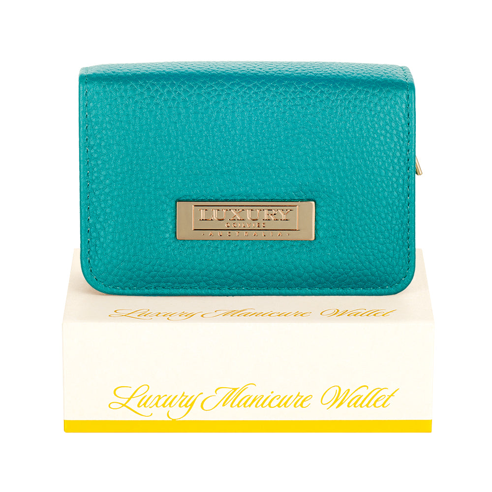 Manicure Wallet - 6 Piece Set - Emerald