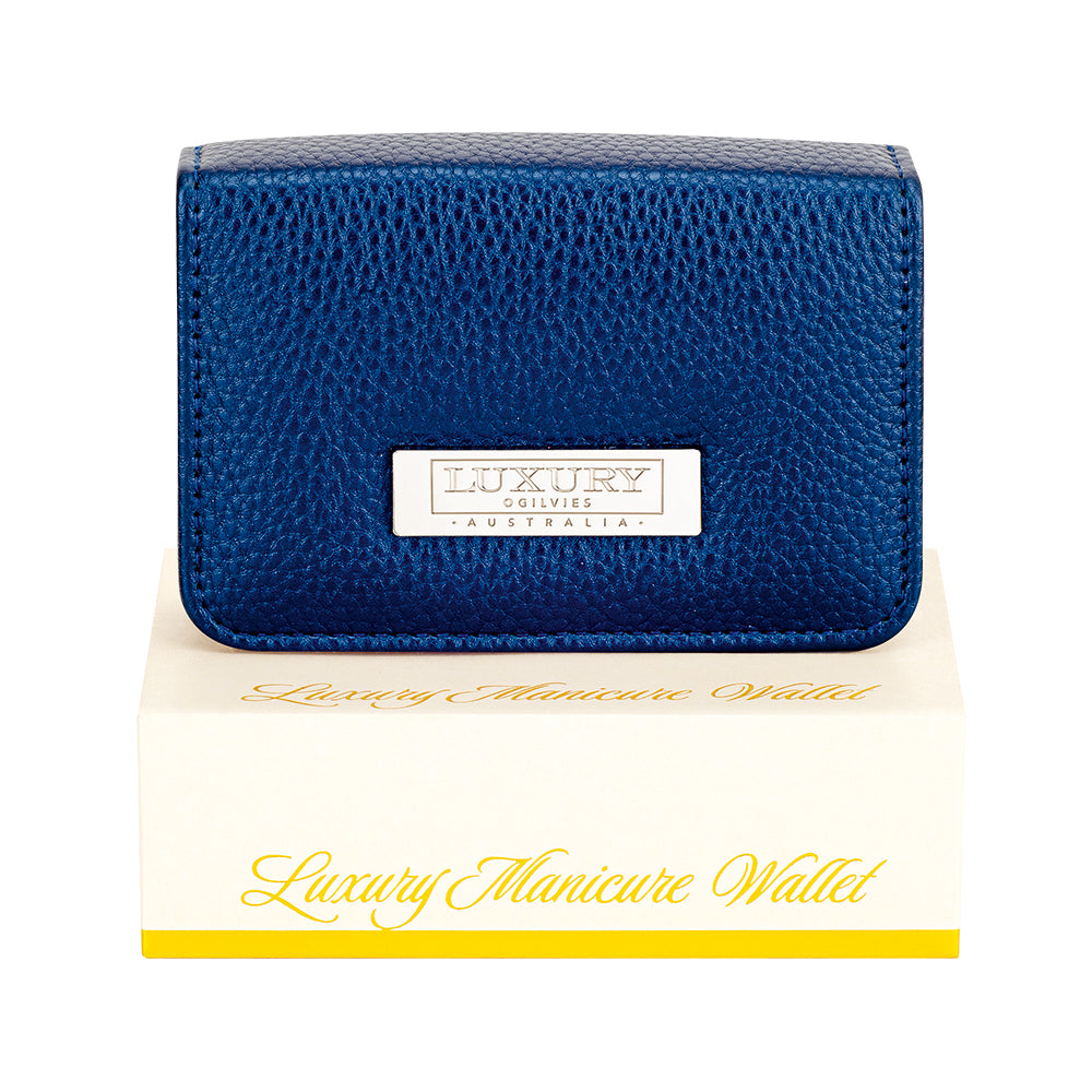 Manicure Wallet - 6 Piece Set - Sapphire