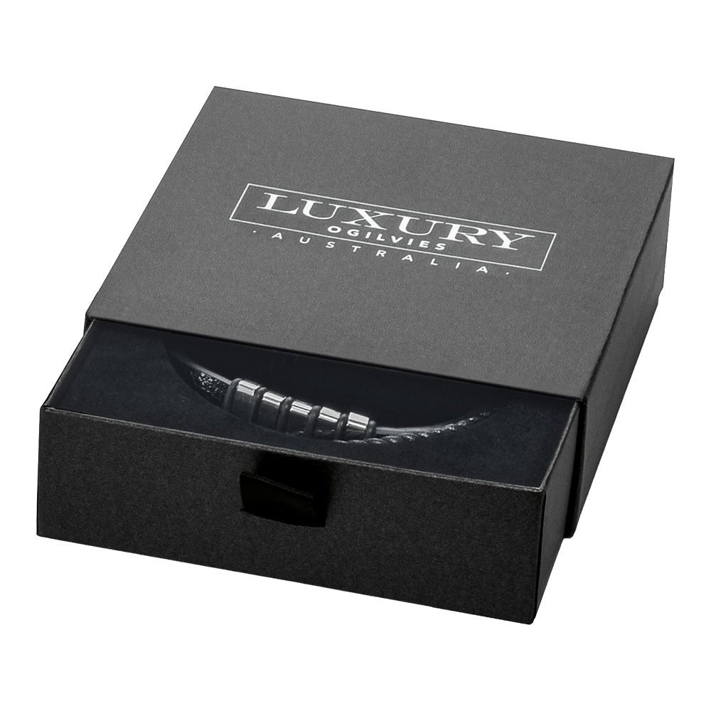 Woven Leather Bracelet - Woven