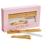 Nail File and Clipper Set - Gold