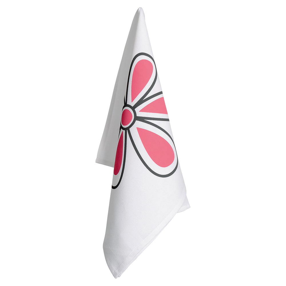 Organic Cotton Tea Towel - Flora - Flower
